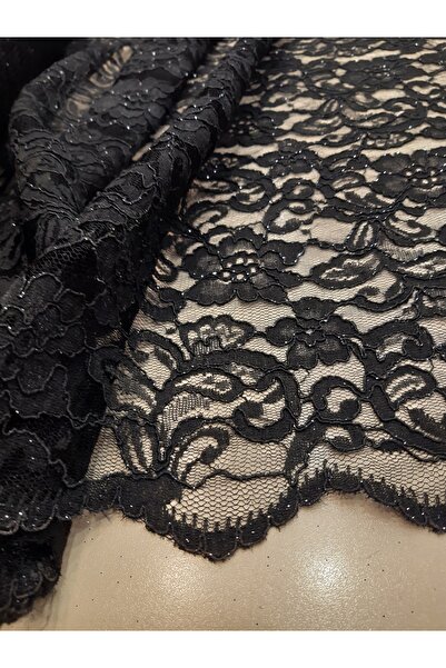 Safir Kumaş Abiyelik ışıl ışıl Simli (Simleri Dökülür Saçılılır) Kordone Dant...