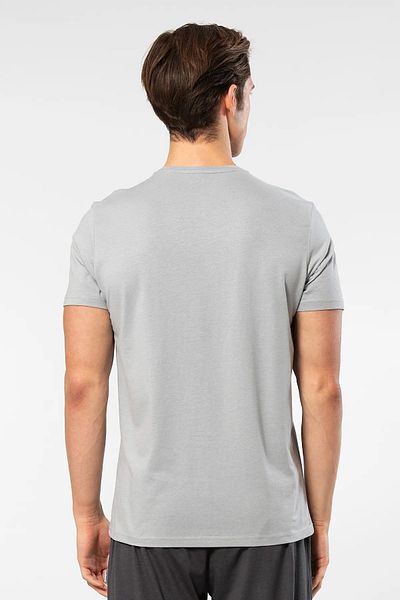 Cacharel 2169 Tricou cu mânecă scurtă pentru bărbați, bumbac modal, cu decolteu, gri