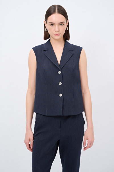 Love My Body Çizgili Yelek