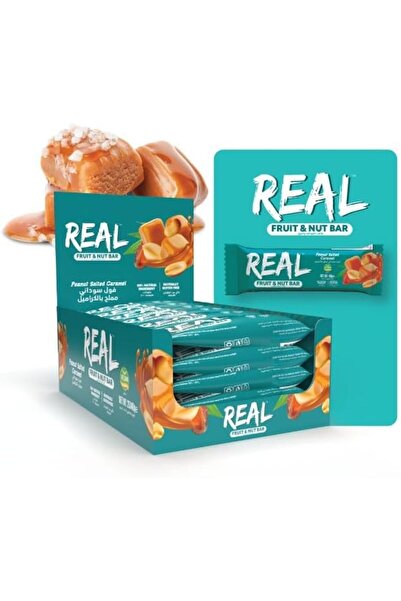Superlife Real Fruit & Nut Bar Peanut Salted Caramel | 25 x 40grams Each | 100% Natural Ingredients