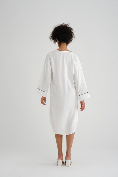 Store Long sleeve v neck midi kaftan - ideal for beach wear