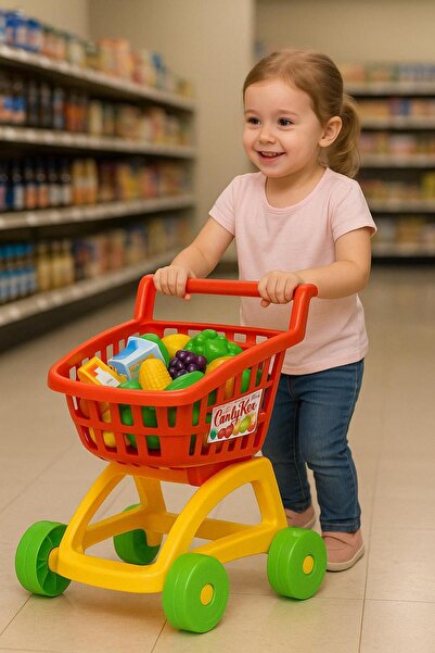 jetlegelsin İçi Dolu Market Arabası