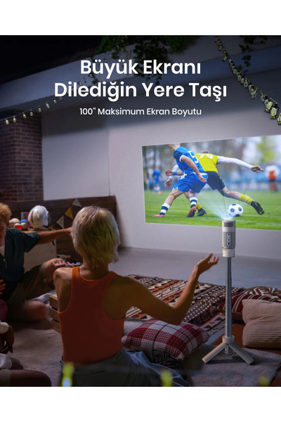 Anker Nebula Capsule Air Taşınabilir Projeksiyonlu Hoparlör Beyaz - D4112