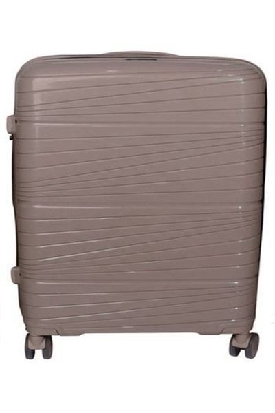 Generic W.o.k Travel - Travel Trolley Bag with Polypropylene Material - 28 Inch COFFEE