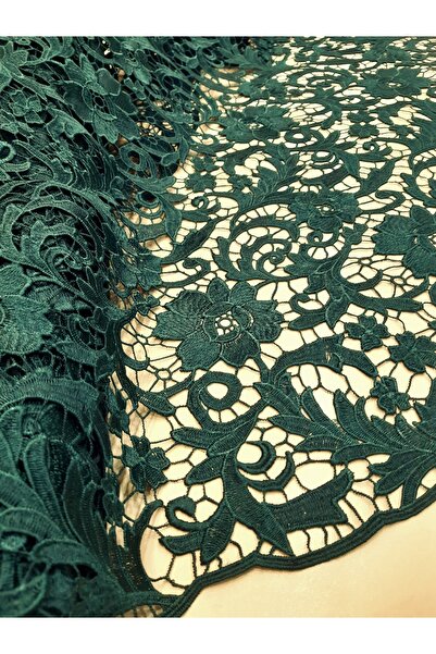 Safir Kumaş Abiye Elbiselik Takımlık Güpür Dantel 3 Metre