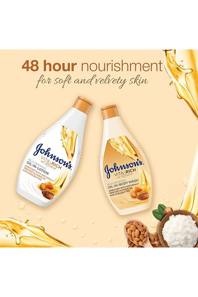 Johnson & Johnson Johnson's Body Lotion Vita-Rich Oil-In-Lotion Rejuvenating 400 ml