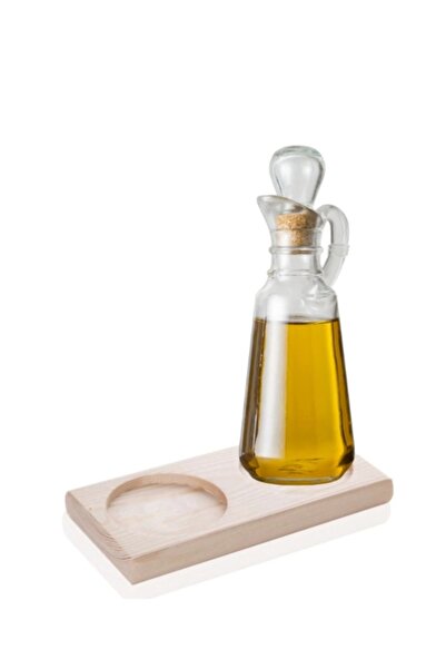 ÇAYLAR AVM Bambu 2 Bölmeli Yağdanlık Altlığı, Yağdanlık Standı, Sosluk Standı