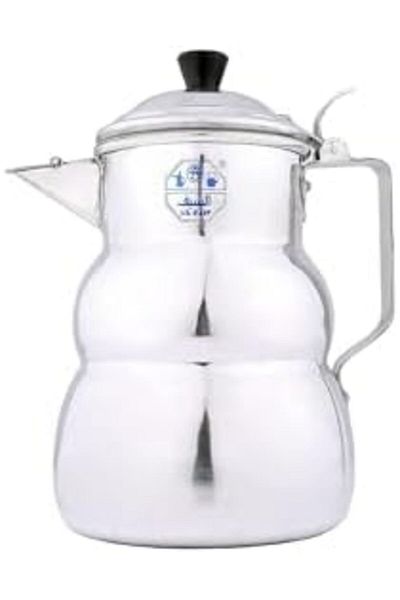 ALSAIF Aluminum Milk Jug With New Ripple Design By Al Saif, 3.6l, Silver