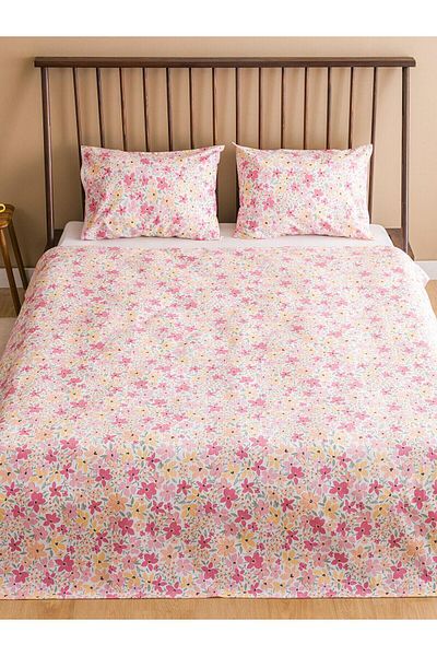 LC Waikiki LCW HOME Σετ Πικέ Διπλό με Λουλούδια