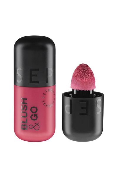 SEPHORA COLLECTION Blush & Go Longwear Matte Liquid Blush 2-in-1 Lip & Cheek Color 06 On Fire - Spiced Pink Matte 7ml