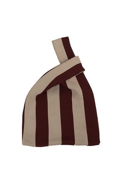 SHERIN Claret Red Knitwear Handbag