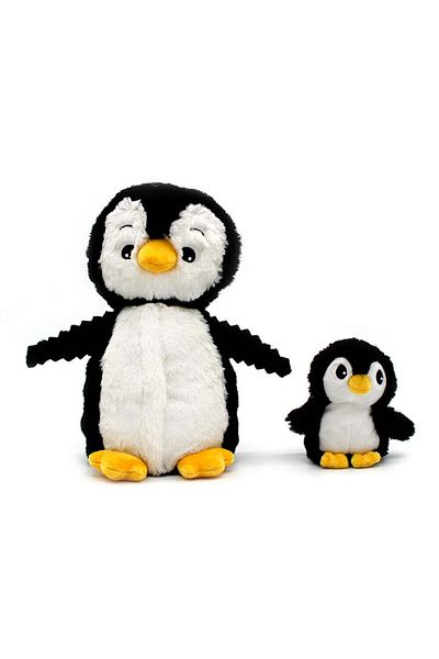 les deglingos PTIPOTOS THE PENGUIN MOM & BABY BLACK