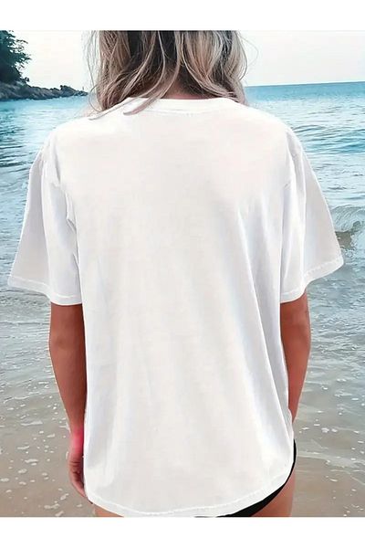 Touz Moda Μπλουζάκι με στάμπα Pink Panther Unisex Oversize