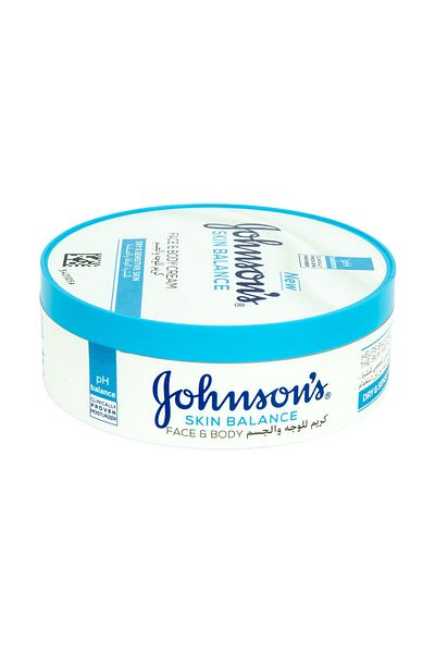Johnson & Johnson Johnson's Skin Balance Face & Body Cream Dry & Sensitive Skin 200 ml