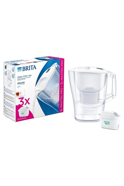BRITA Starter pack BRITA Aluna 2.4 L + 3 filtre Maxtra PRO (Alb)