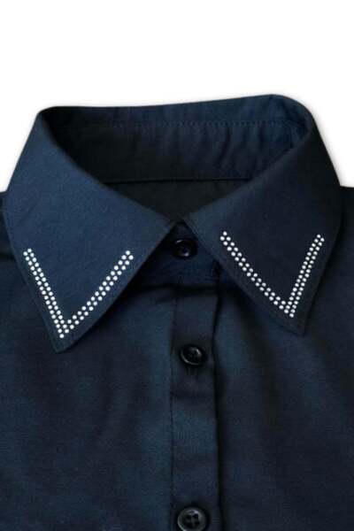 mirach Double Diamond Schwarzer Hemdkragen L-XL