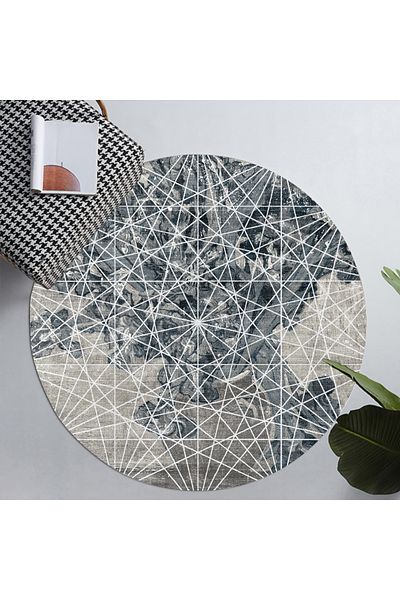 sharpdo Rugs living room Circular classic element carpet120*120cm