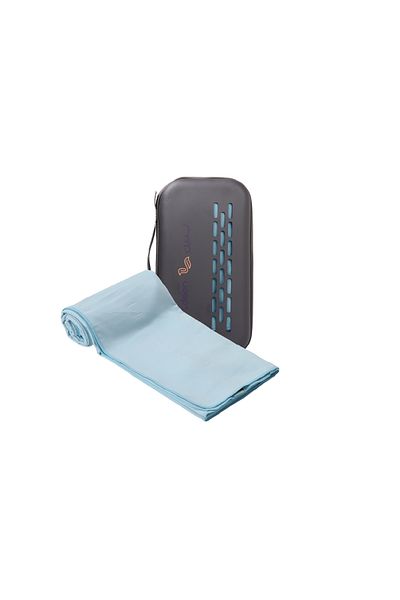 LD Home Upgraded Towel 70*140 with Bag - Sky Blue