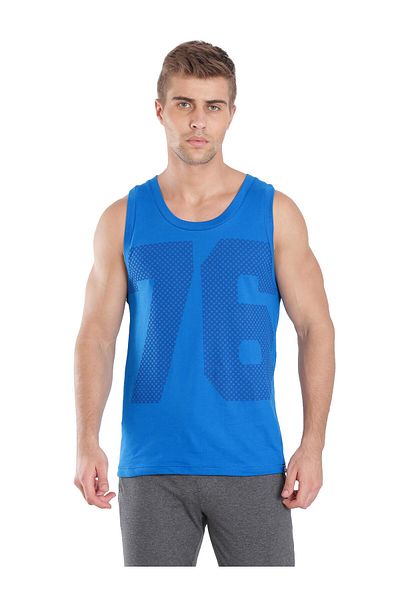 JOCKEY Sport Tank Top 9928-0105-NEON BLUE
