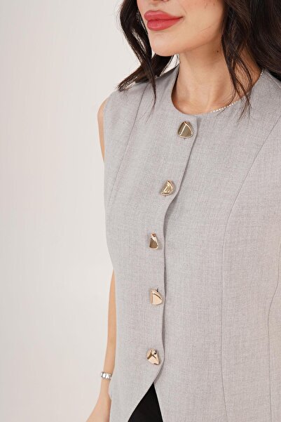 Hipo Trend Світлий жилет з ґудзиками