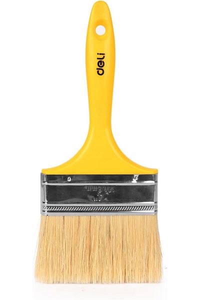 Deli Plastic Handle Paint Brush, 4-Inch Size