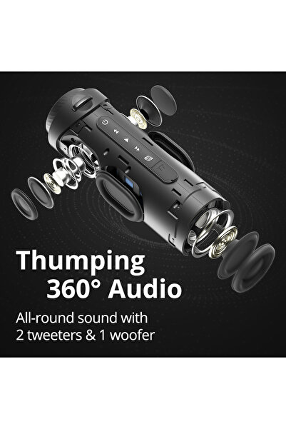 Tronsmart Tronsmart T7 30W Waterproof Portable Speaker, SouldPulse Audio with 360 Surround Sound Black