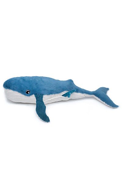 les deglingos GRAVILLOU THE WHALE MUM & BABY BLUE