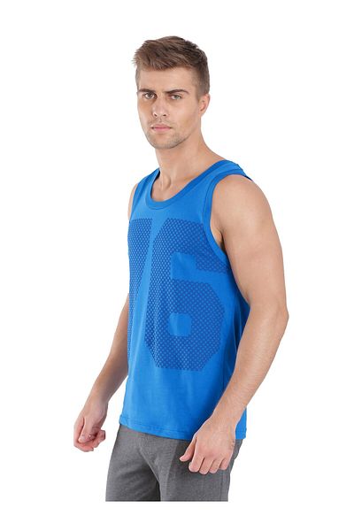 JOCKEY Sport Tank Top 9928-0105-NEON BLUE