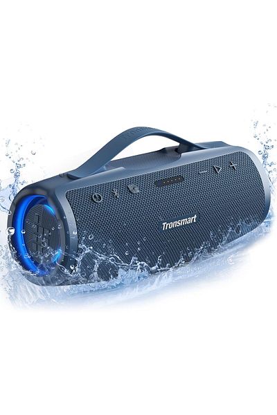 Tronsmart Mirtune S100 Portable Bluetooth Speaker, 50W Punchy Bass & Clear Treble- Blue