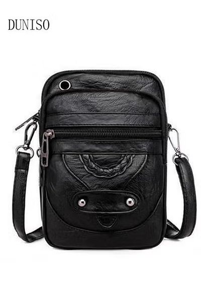 Generic Duniso Women's Crossbody Bag Mini Faux Leather Wallet And Shoulder Bag Multifunctional Soft Tote Bag