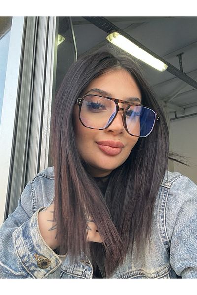 LOOKUP Blue Light Protection Glasses Cat Eye Can Change Optical Compatible Transparent Glass 57 Ekartman Display Glasses