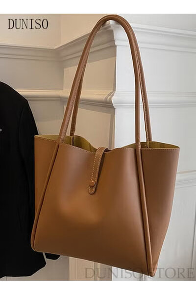 Generic Duniso Women's Shoulder Tote Bag Faux Leather Handbag Fashion Travel Crossbody Bag