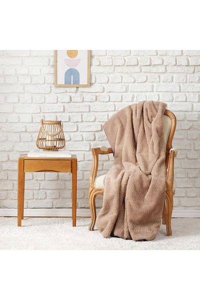 Karaca Home Faye Beige TV-Decke 115x160 cm