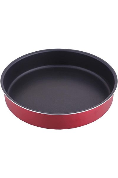 ALSAIF Vetro Round Pan Non Stick (COATING INTERIOR) Size: 26x5cm Color: Wine Red K797007/26