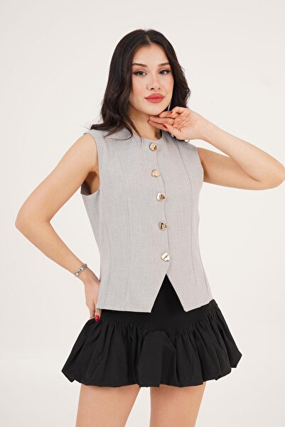 Hipo Trend Світлий жилет з ґудзиками