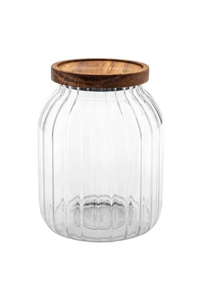 5FIVE 5 Five Harmony Glass Jar with Acacia Lid (2 L)