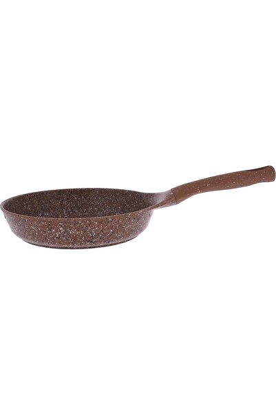 ALSAIF Non-stick Aluminum Frying Pan Without Lid - Al Saif, Size: 26 Cm, Color: Granite Coffee