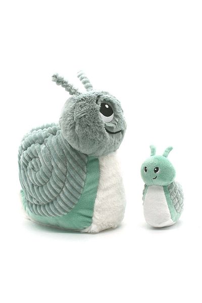 les deglingos SPEEDOU THE SNAIL MUM & BABY MINT