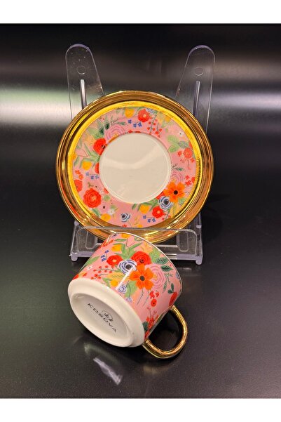 Kosova Etnik Karışık Desenli Fincan Takımı