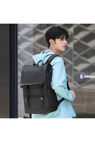 Mark Ryden MR 5748 Roll top 15.6 inch,Compass, RFID blocking, Work ,College ,School Backpack