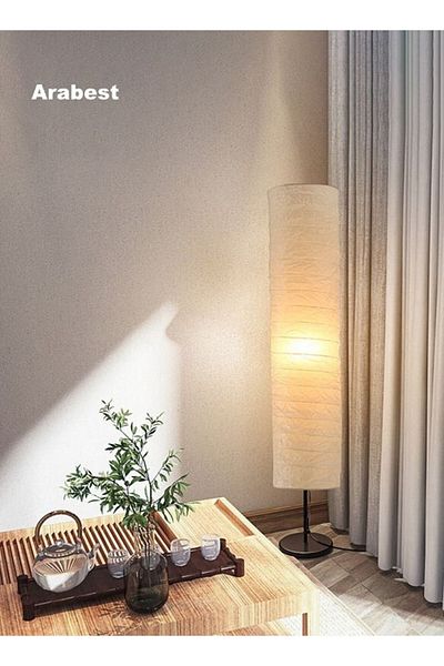 COOYA مصباح أرضي، تصميم عصري، إضاءة قائمة، مصباح طويل لغرفة النوم/غرفة الدراسة/المكتب مع قاعدة مصباح