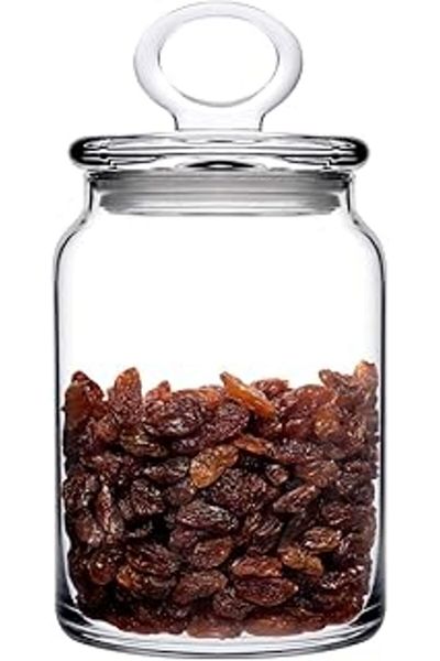 Mu Art Pasabahce 96762 Slim Kitchen Glass Jar 860 Cc