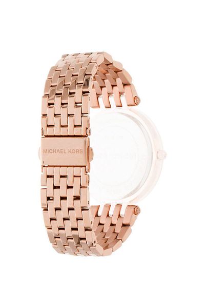Michael Kors ساعة مايكل كورس دارسي النسائية باللون الذهبي الوردي MK3192