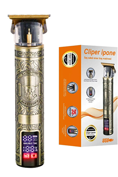 Ipone Profesyonel Saç Sakal Ense Vücut Lazer Öncesi Kuaförlere Özel Tıraş Makinesi Demir Kasa