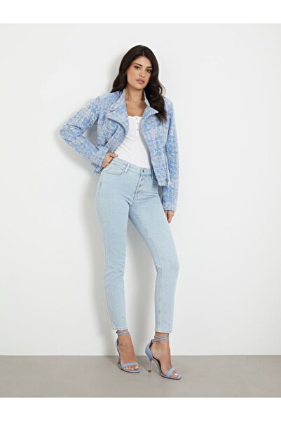 Guess 1981 Exposed Button Kadın Skinny Fit Jean