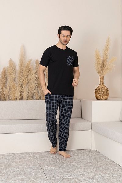 Sude HOMEWEAR Мъжки пижамен комплект с къс ръкав