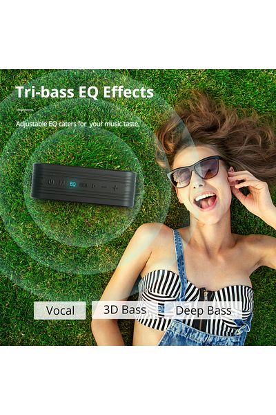 Tronsmart Force MAX 80W Bluetooth Speaker, Wireless Portable Speaker,Bass 3D Black