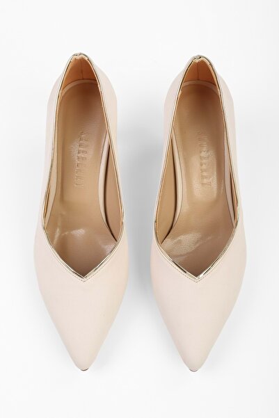 Shoeberry Women's Elan Ten Satin Short Heeled Stiletto