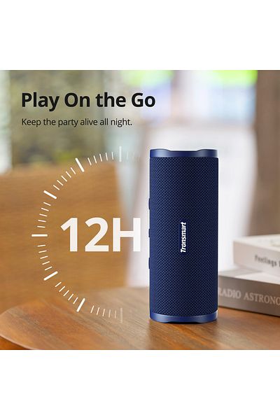 Tronsmart Mirtune C3 Portable Bluetooth Speaker, 24W Stereo Sound, IPX7 Waterproof- Blue