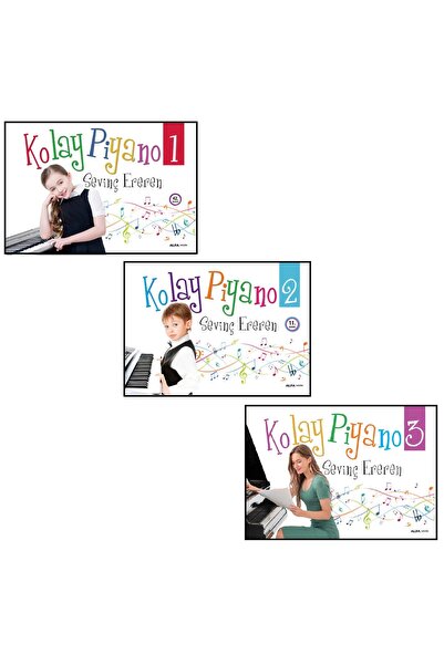 Alfa Yayınları Kolay Piyano 3 Kitaplık SET
